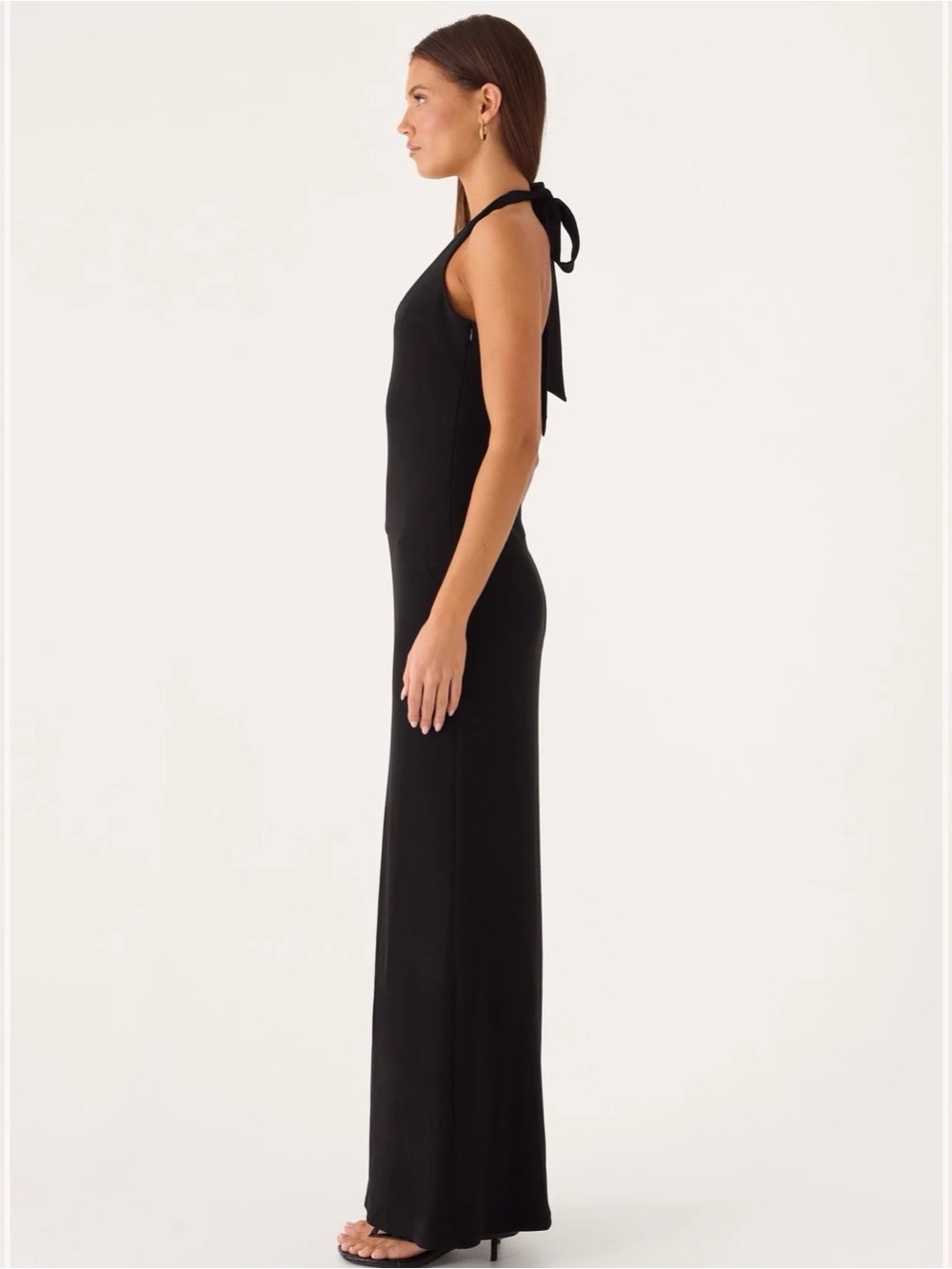 Peppermayo Black Halter Neck Maxi Dress - Picture 3 of 4